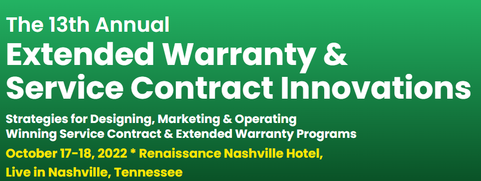 Extended Warranty & Service Contract Innovations Conference